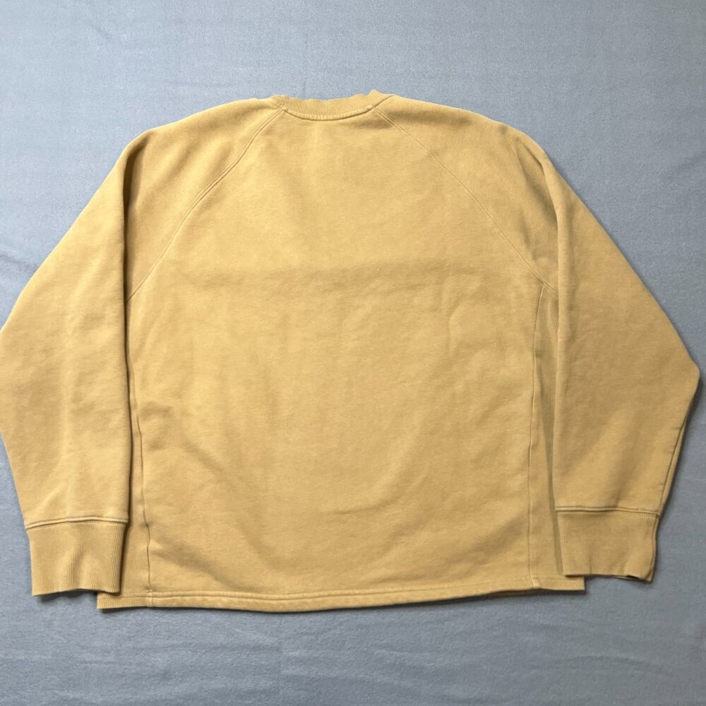 Vuori Restore Sweatshirt Women's Medium Camel Cotton Blend Oversized Crewneck - Picture 2 of 13